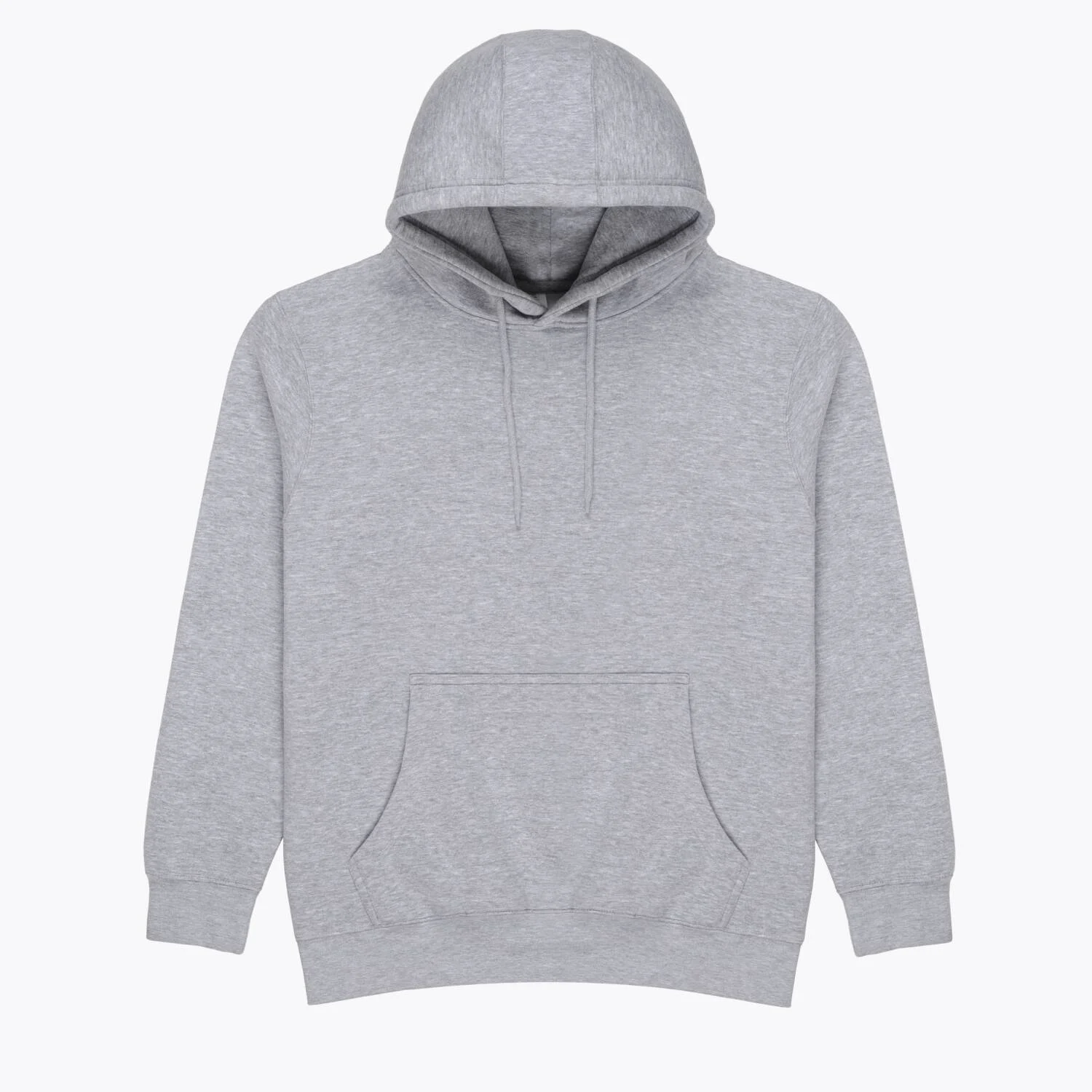 Premium Pullover Heather Grey Hoodie Wholesale - Image 2