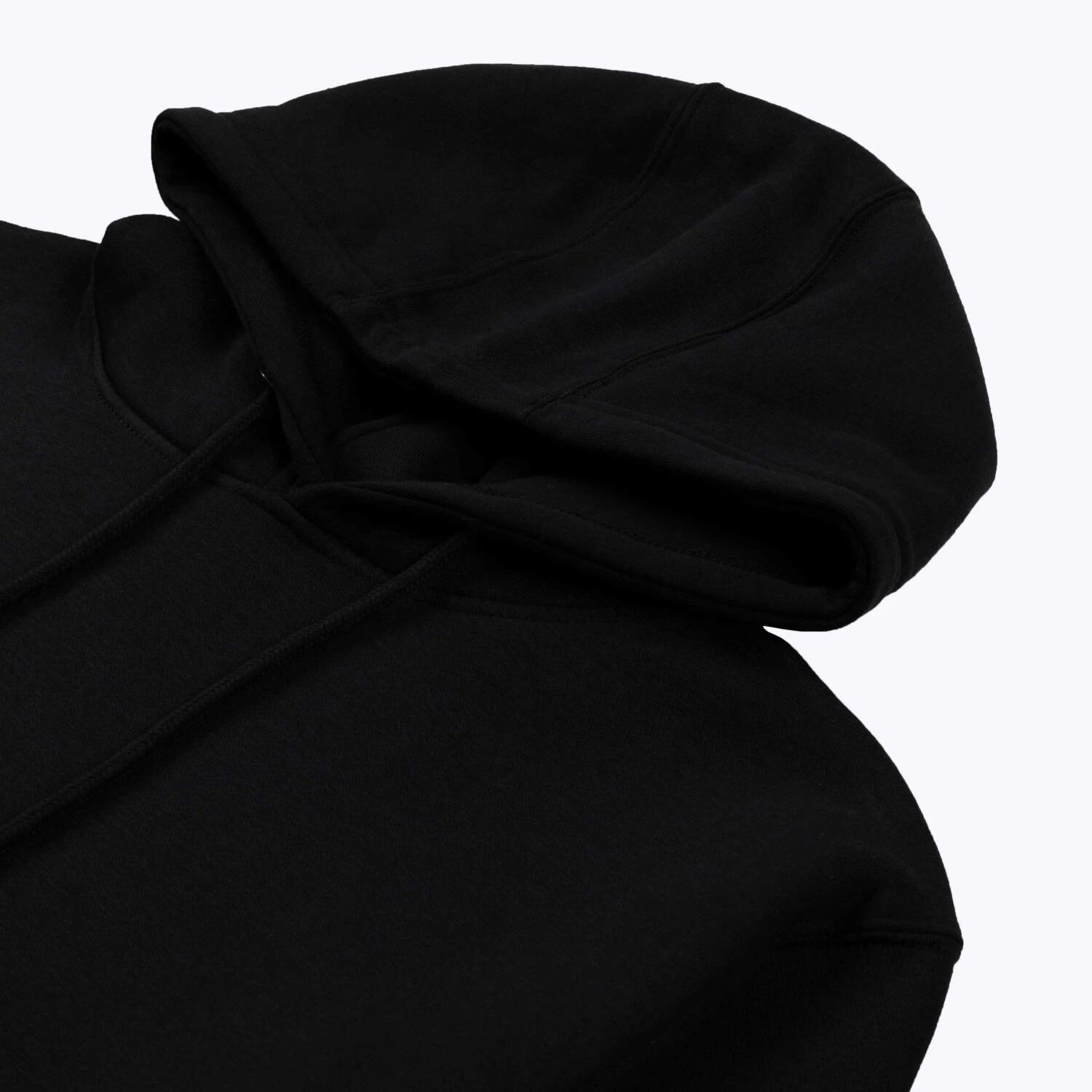 Premium Pullover Black Hoodie Wholesale - Image 4