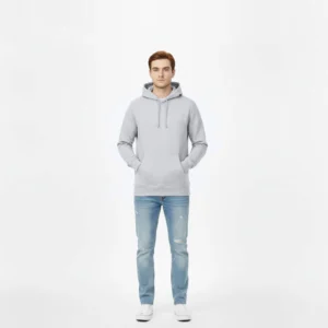 Premium Pullover Heather Grey Hoodie Wholesale
